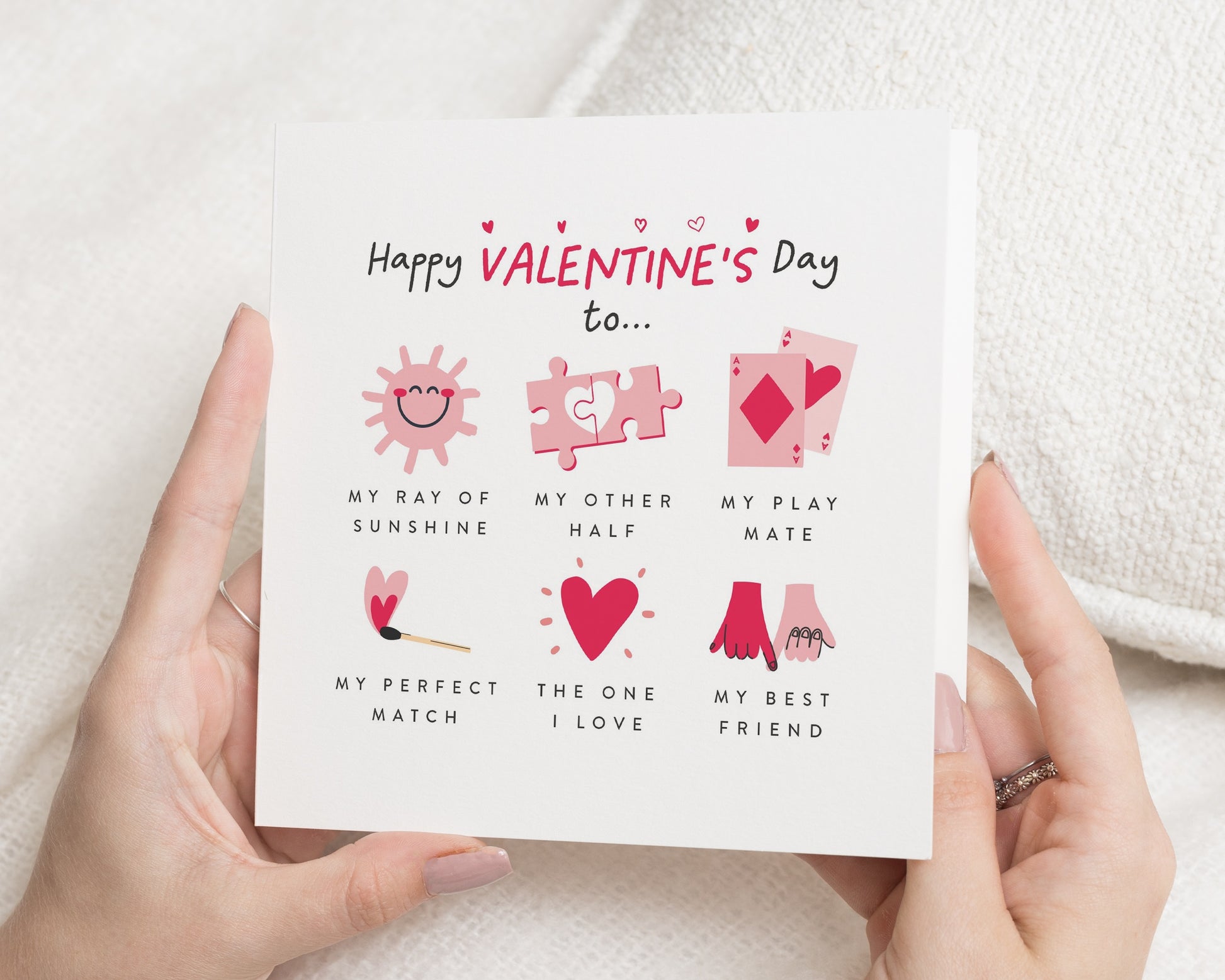 Valentines Day Card for Partner, Cute Valentines Card, Funny Valentine Card, Romantic Card for Him or Her