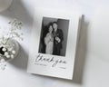 Photo Wedding Thank You Cards, Personalised Wedding Thank You Cards, Minimal Thank You Cards, Wedding Thank You Postcard, Custom Photo Card