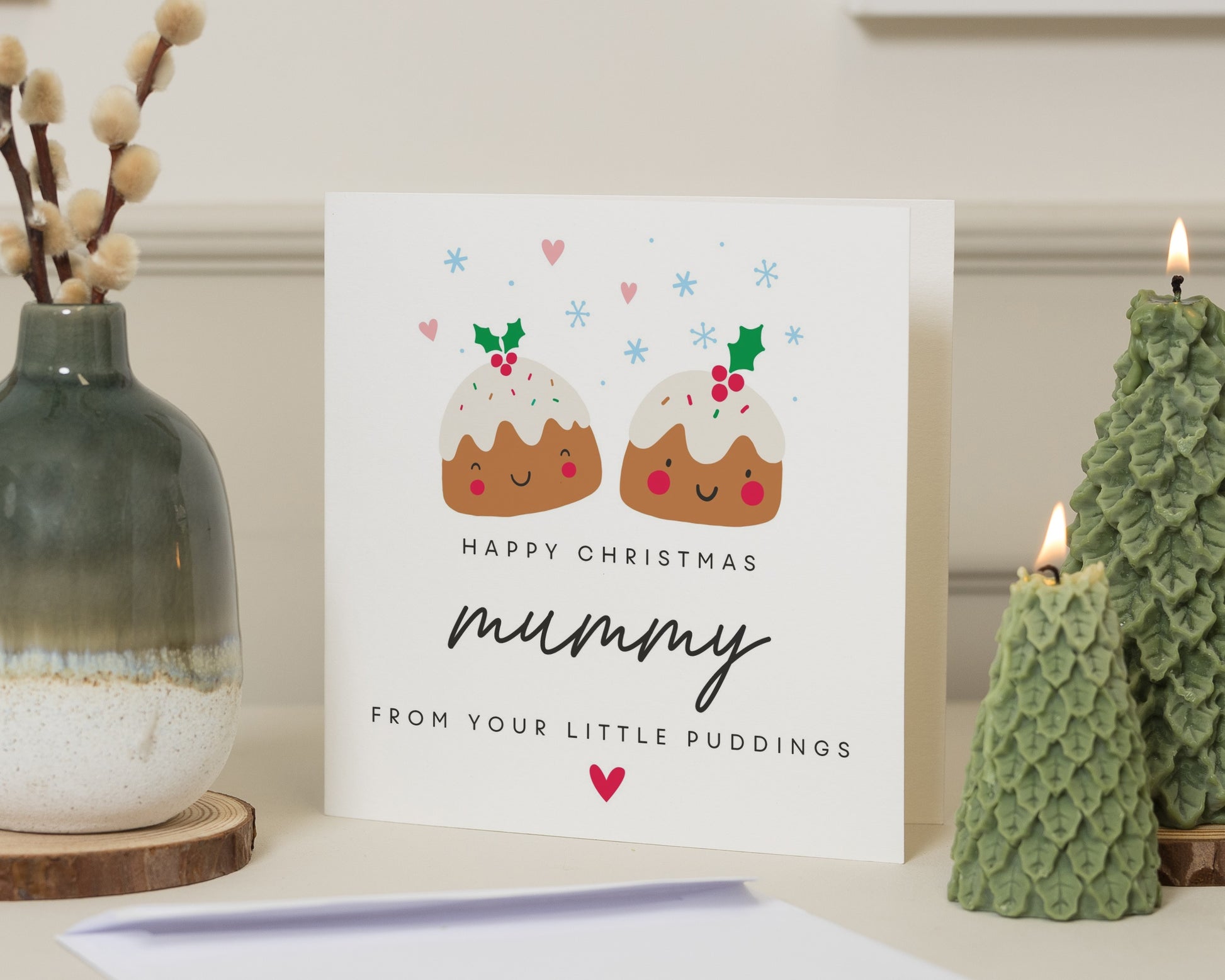 Christmas Card for Mummy, Christmas Card from Kids, Cute Christmas Card, Christmas Card for Mum, Personalised Christmas Card