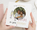 Photo Birthday Card for Mum, Mum Birthday Card, Personalised Birthday Card for Mum, Birthday Card for Her, Champagne Birthday Card