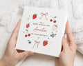 Personalised Birthday Card for Girl, Daughter Birthday Card, Granddaughter Birthday Card, Cute Berry Birthday Card, Fruit Birthday Card