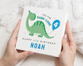 4th Birthday Card for Boy, Dinosaur Birthday Card, Personalised Birthday Card for Kids, Birthday Card for Son, Cute Birthday Card