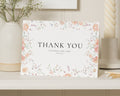 Personalised Wedding Thank You Cards, Floral Wedding Thank You Cards, Thank You Cards, Folded Thank You Cards, Wedding Thank You Card