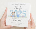 First Day At School Card For Grandson, Personalised Bear Card, Grandson School Card, 2025 School Card, Cute Grandson Card