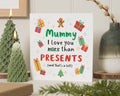 Christmas Card for Mummy, Mummy Christmas Card, Christmas Card for Mum, Cute Christmas Card for Her, Funny Christmas Card