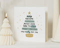 Hairdresser Christmas Card, Christmas Card for Hairdresser, Hair Stylist Christmas Card, Thank You Card for Hairdresser, Salon Card