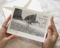 Personalised Photo Save the Date Card, Wedding Save the Date Cards, Minimalist Save the Date, Custom Save the Date Card, Simple Wedding Card