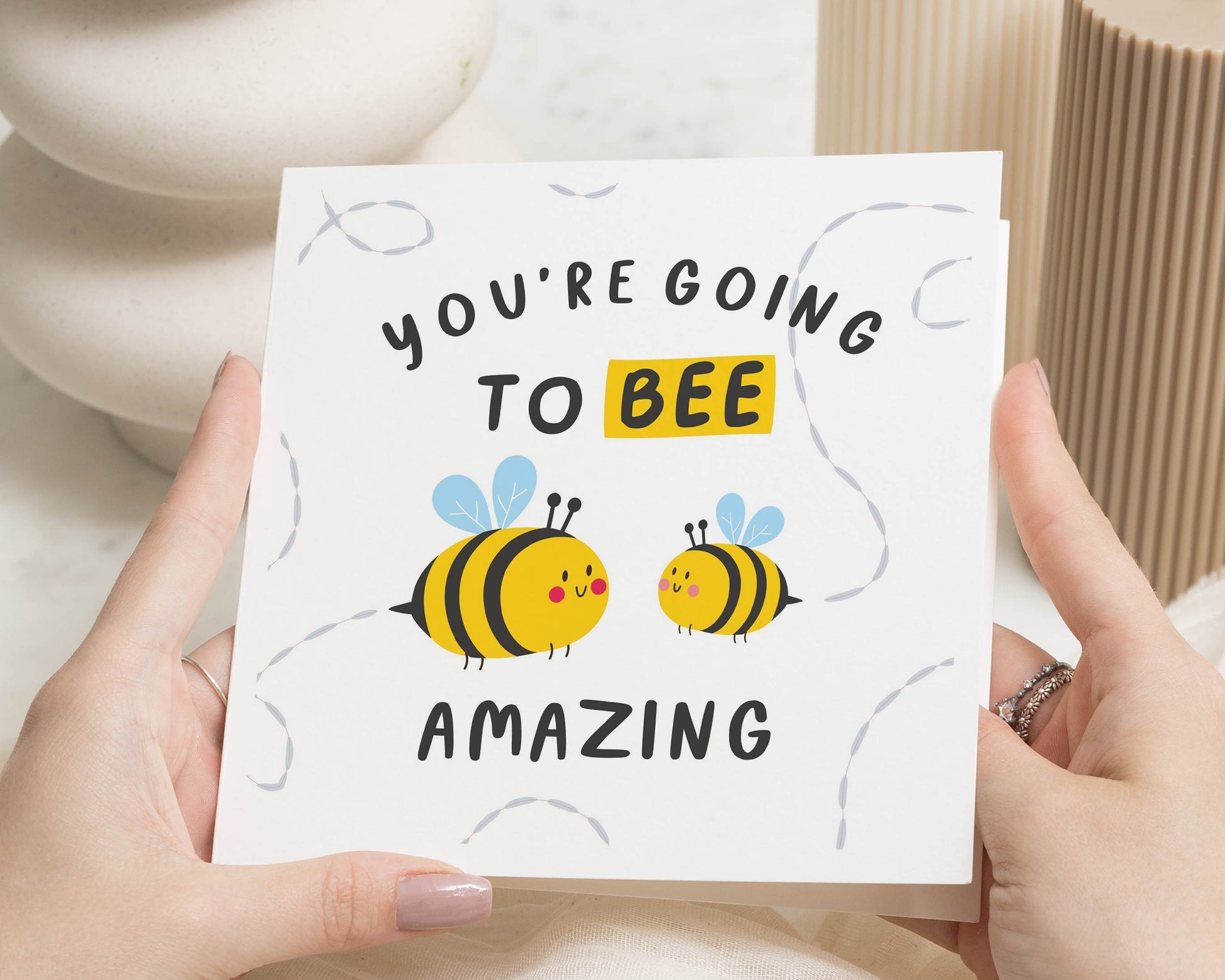 Good Luck Card, Bee Card, Good Luck Card for Friend, Cute Good Luck Card, Exam Card, Youre Going To Bee Amazing Card, Encouragement Card