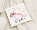 New Baby Card, Personalised Baby Card, Welcome To The World Card, Baby Girl Card, Custom Name Card, Newborn Card, Baby Shower Card