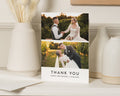 Personalised Wedding Thank You Cards, Photo Wedding Thank You Cards, Thank You Cards for Wedding, Folded Wedding Thank You Card, Photo Card