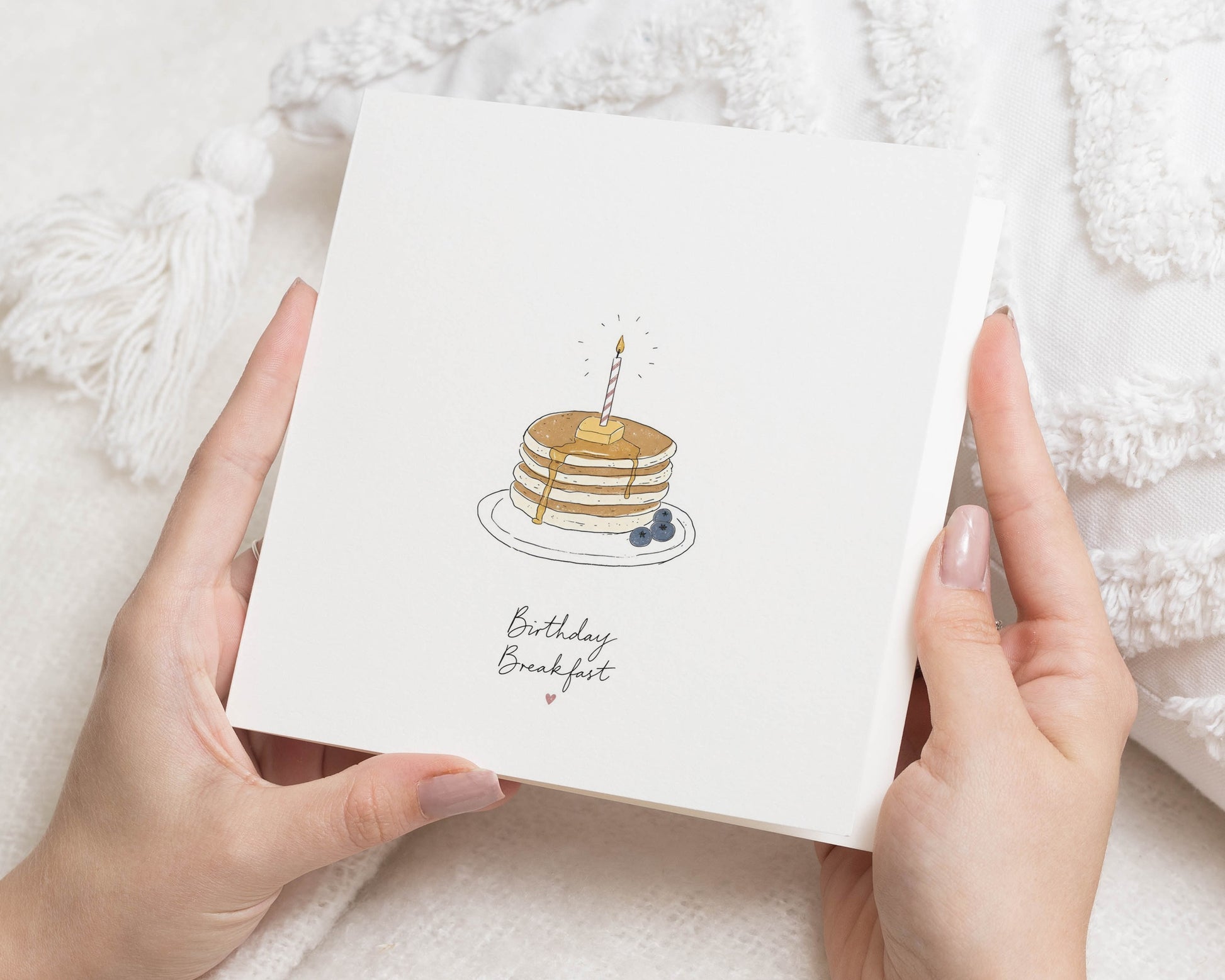 Birthday Card, Pancake Birthday Card, Birthday Breakfast Card, Cute Birthday Card, Birthday Card for Friend, Birthday Card for Her