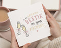Birthday Card for Best Friend, Bestie Birthday Card, Birthday Card for Her, Friend Birthday Card, Champagne Birthday Card