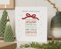 Christmas Card for Friend, Best Friend Christmas Card, Christmas Card for Her, Merry Christmas Card, Cute Xmas Card for Friend, Festive Card