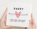 Birthday Card for Daddy, Fathers Day Card, I Love You Card, Cute Card for Dad, Daddy Birthday Card, Card from Kids, Card for Him