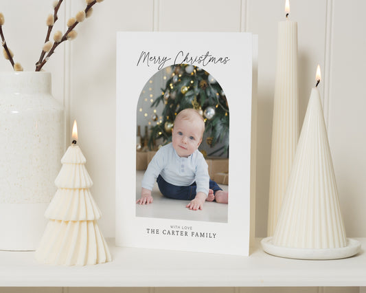 Personalised Photo Christmas Card, Pack of Christmas Cards, Family Christmas Cards, Pack of 10, 20, 50 or 100