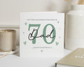 70th Birthday Card for Dad, Dad 70th Birthday Card, Birthday Card for Him, Milestone Birthday Card, Personalised 70th Birthday Card