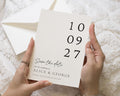 Personalised Save the Date Card, Wedding Save the Date Card, Simple Save the Date Cards, Minimal Save the Date Card, A6 5x7 Save the Date