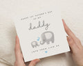 1st Fathers Day Card from Baby, First Fathers Day Card, Daddy Fathers Day Card, Personalised Fathers Day Card, Cute Elephant Card