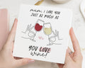 Mum Birthday Card, Funny Birthday Card for Mum, Birthday Card for Her, Mum Card, Personalised Birthday Card, Wine Card for Mum