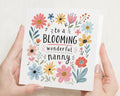 Nanny Birthday Card, Birthday Card for Nanny, Nan Birthday Card, Grandma Birthday Card, Floral Birthday Card, Mothers Day Card