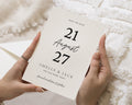 Personalised Save the Date Card, Wedding Save the Date Card, Simple Save the Date Card, Minimal Save the Date, Save the Date Cards