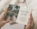 Personalised Save the Date Card, Photo Save the Date Card, Wedding Save the Date, Custom Save the Date, Save the Date Cards, Minimalist