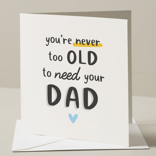 Cute Fathers Day Card For Dad, Fathers Day Gift, Daughter Fathers Day Card, Dad Fathers Day Card From Son, Happy Fathers Day Daddy