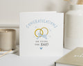 Engagement Card, Congratulations Card, Wedding Card, Tying the Knot Card, Card for Couple, Personalised Engagement Card, Cute Wedding Card