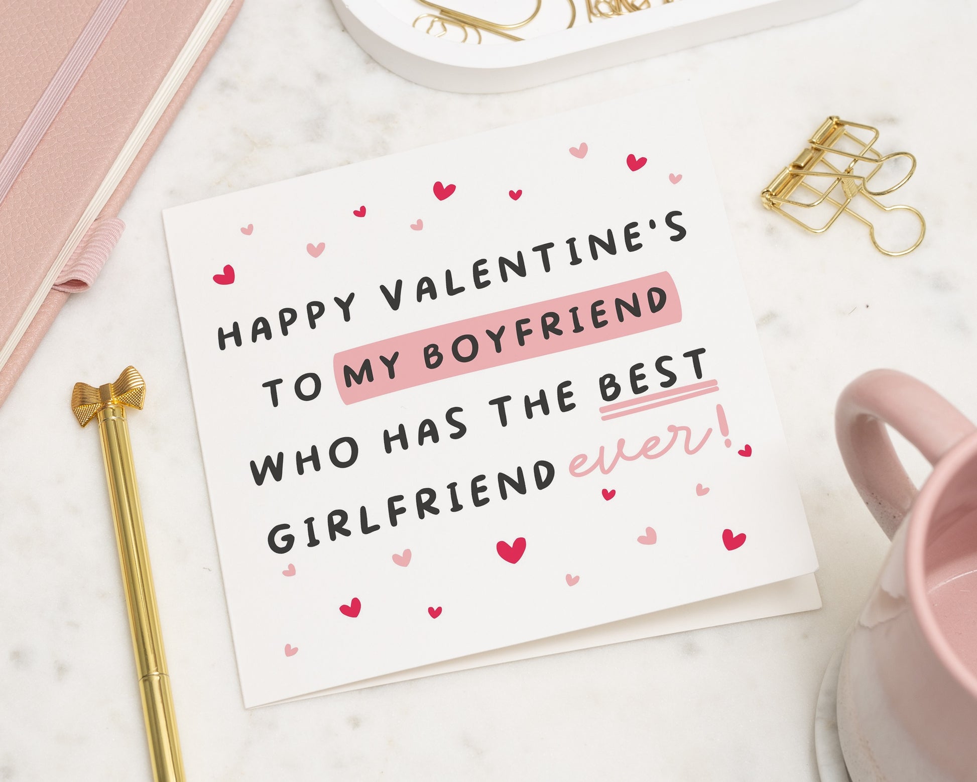 Valentines Day Card for Boyfriend, Funny Valentines Card for Him, Cute Valentine Card for Boyfriend, Best Girlfriend Card