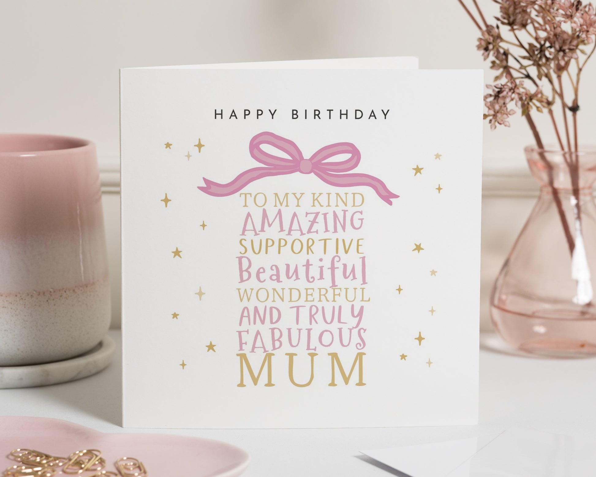 Birthday Card for Mum, Happy Birthday Mum Card, Birthday Card for Her, Mum Birthday Card, Personalised Birthday Card for Mum