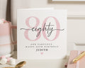 80th Birthday Card for Her, Eightieth Birthday Card, Personalised Birthday Card, Birthday Card for Mum, Birthday Card for Grandma