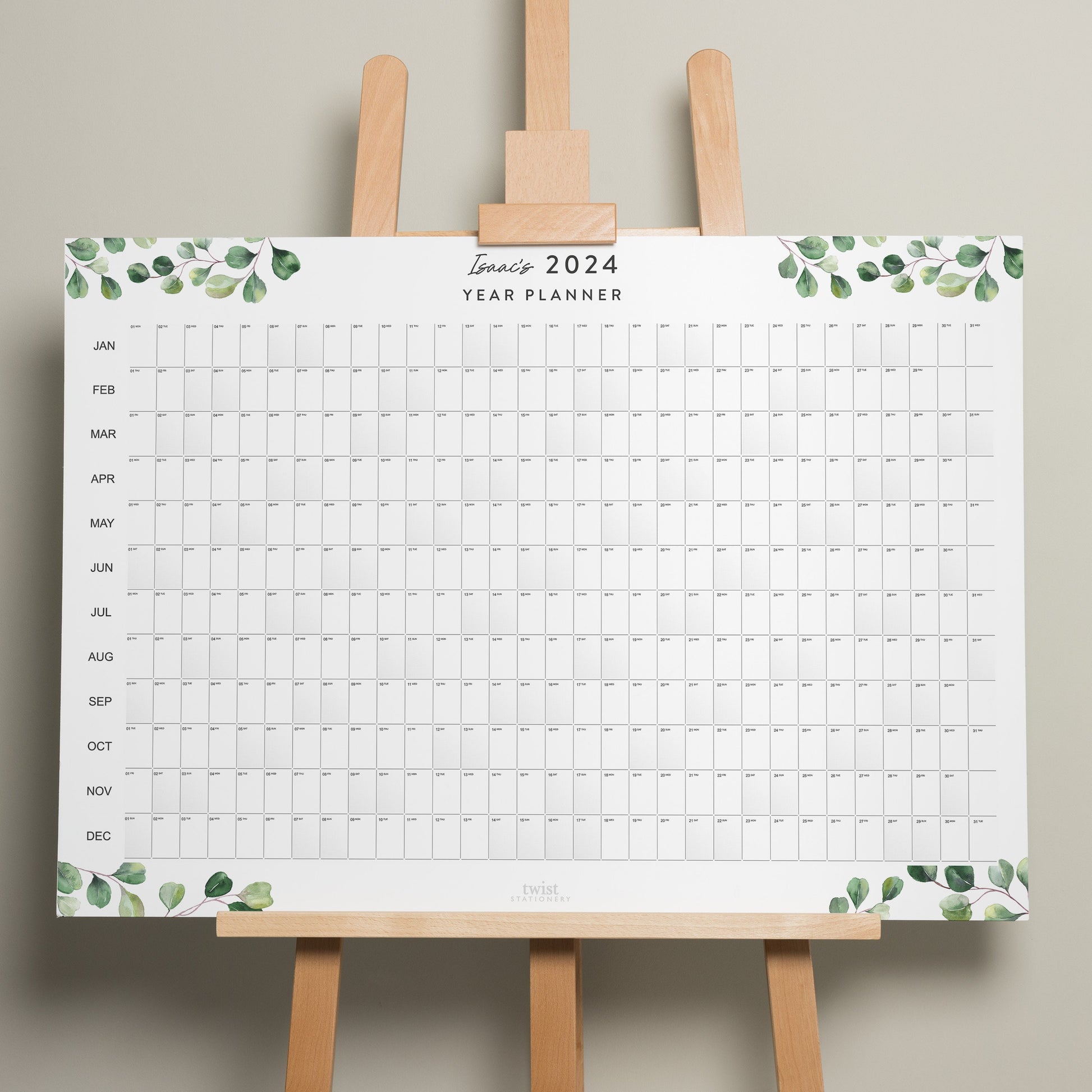 2024 Wall Planner, 2024 Family Year Calendar, A1 Wall Calendar, Large Monthly Planner, Family Planner, Portrait & Landscape Office Planner