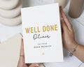 Personalised Exam Results Card, Well Done Exam Card, Congratulations Card, Exam Card for Daughter, Exam Card for Son, GCSE A Level Card