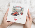 3rd Birthday Card, Racing Car Birthday Card, Personalised Card for Son, Grandson, Nephew, Kids Birthday Card, Third Birthday Card