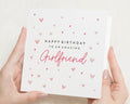 Birthday Card for Girlfriend, Girlfriend Birthday Card, Birthday Card for Her, Romantic Birthday Card, Cute Heart Birthday Cards