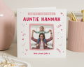 Personalised Photo Birthday Card for Auntie, Auntie Birthday Card, Birthday Card from Niece, Birthday Card from Nephew, Photo Card for Her