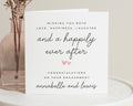 Engagement Card, Personalised Engagement Card, Congratulations Card, Engagement Card for Couple, Happily Ever After Card