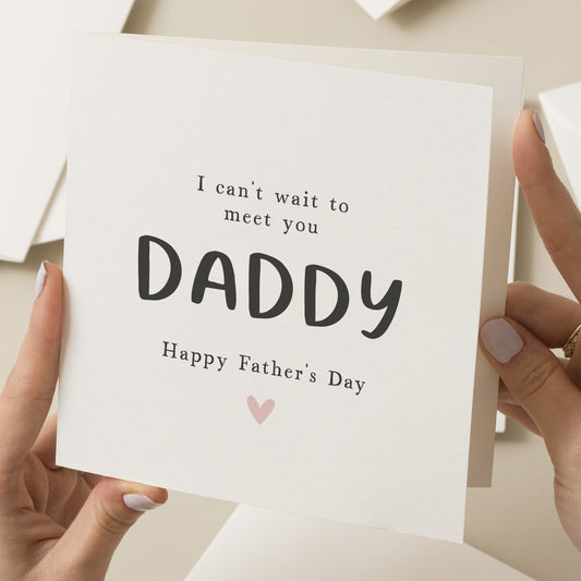 Cute Daddy Fathers Day Card From Baby, Fathers Day Card From Bump, Special Daddy Card, Fathers Day Card For Daddy, From Bump, Baby