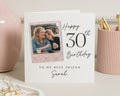 30th Birthday Card for Best Friend, Best Friend Birthday Card, Personalised Photo Birthday Card, Birthday Card for Her, 30th Card for Women