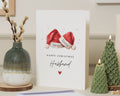 Personalised Christmas Card for Husband, Husband Christmas Card, Christmas Card for Him, Custom Xmas Card, Santa Hat Christmas Card