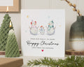 Personalised Christmas Cards, Pack of Christmas Cards, Family Christmas Card, Square, Pack of 10, 20, 50 or 100