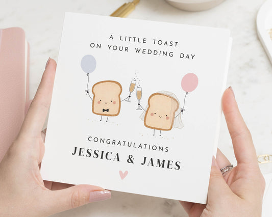 Wedding Card, Personalised Wedding Card, Wedding Day Card, Congratulations Card, Bride and Groom Card, Funny Wedding Card, Cute Card