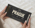 Personalised Holiday Reveal Ticket, Scratch To Reveal Gift, Prague Trip Gift Voucher, Birthday Travel Gift For Him Or Her