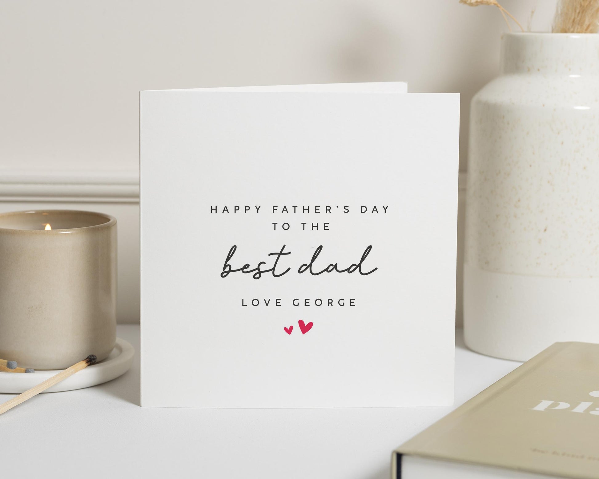 Fathers Day Card for Dad, Best Dad Fathers Day Card, Personalised Fathers Day Card, Fathers Day Card from Son, Fathers Day Card for Him