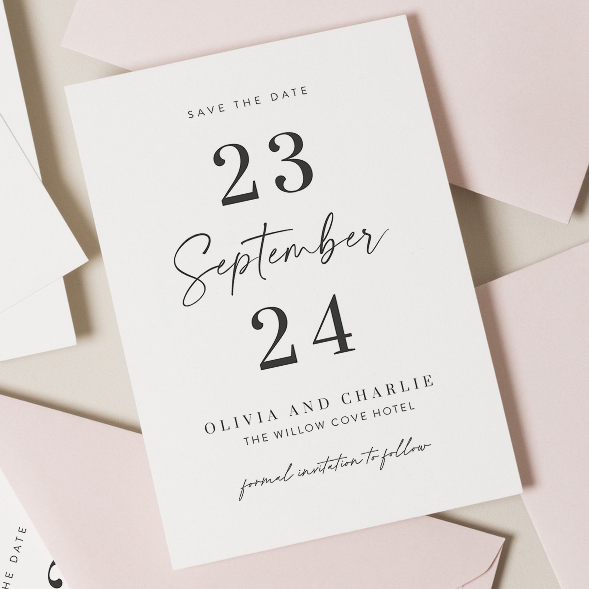 Save the Date, Simple Save The Date, Modern Save The Date, Save Our Date, Save The Date Cards, Stylish Save The Date Postcard