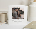 15th Anniversary Card, Personalised Photo Anniversary Card, Wedding Anniversary Card for Wife, Husband, Couple, Fifteen Years Card