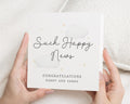 Congratulations Card, New Baby Card, Engagement Card, Personalised Card, Happy News Card, Card for Couple, Simple Congratulations Card