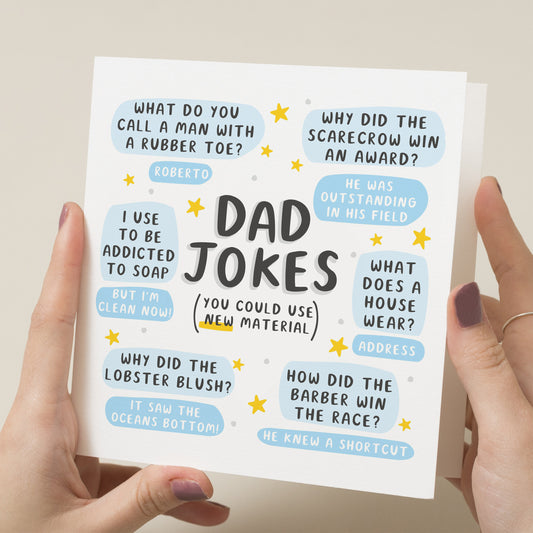 Dad Joke Father&#39;s Day Card, Funny Father&#39;s Day Card, Pun Gift For Father, Dad, Happy Fathers Day Dad, Joke Gift For Dad Fathers Day