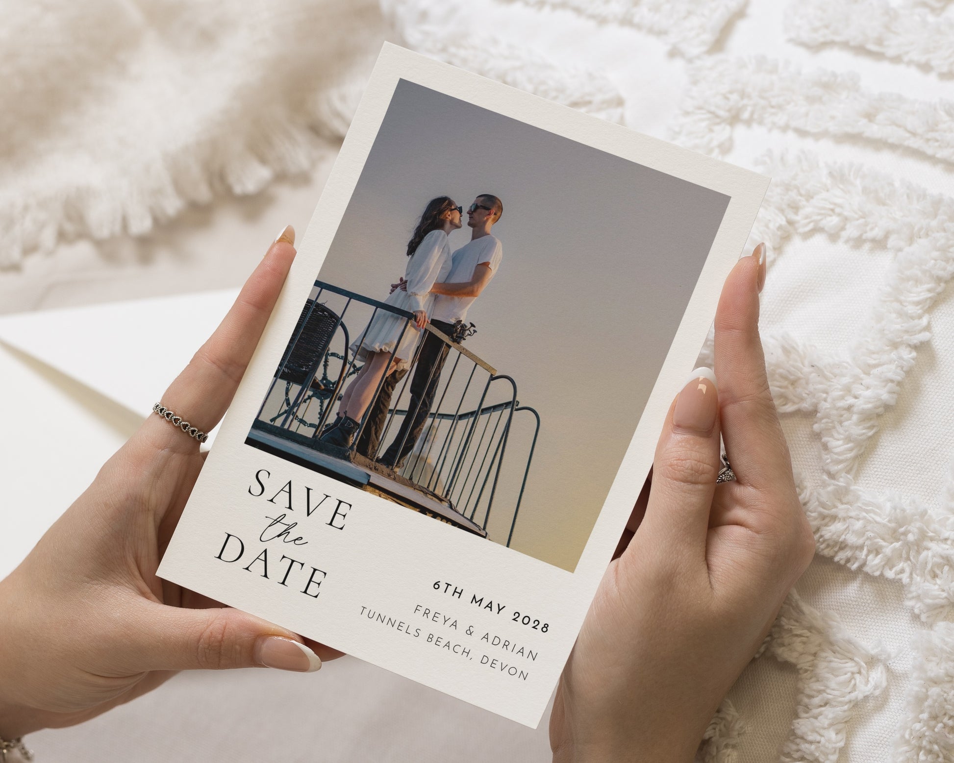 Personalised Save the Date Card, Wedding Save the Date, Photo Save the Date Cards, Simple Save the Date Card, Minimal Save the Dates