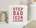 Step Dad Fathers Day Card, Step Dad Birthday Card, Fathers Day Card for Step Dad, Dad Card, Daddy Card, Funny Card for Him